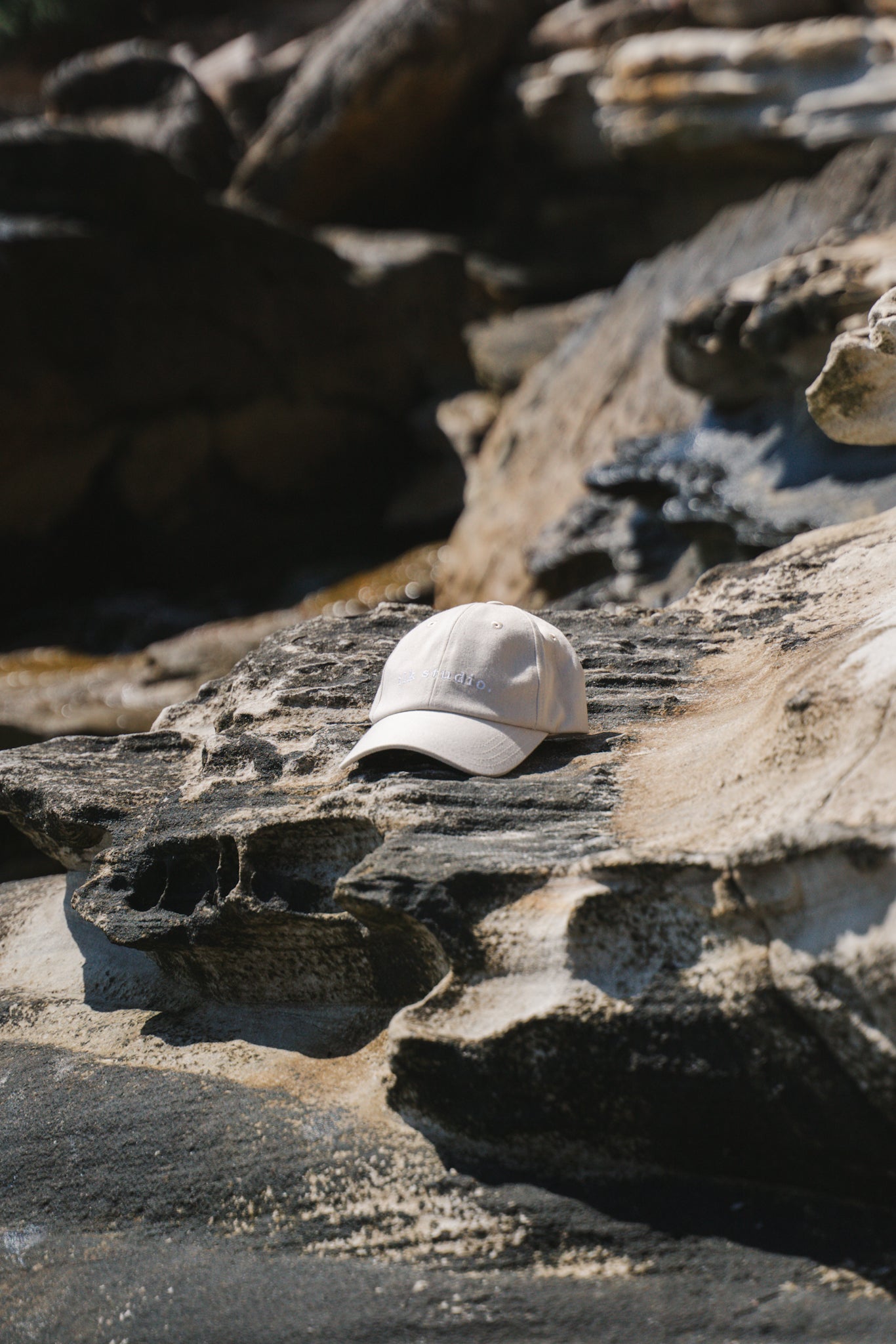 Ilk Studio Cotton Canvas Cap Sand